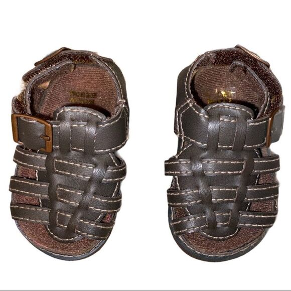 Old Navy Lot of 3 Baby Sandals Crib Shoes - Picture 4 of 7